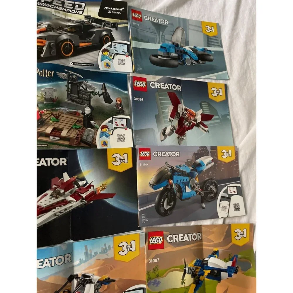 LEGO Creator & Harry Potter Instruction Manuals Only  Lot